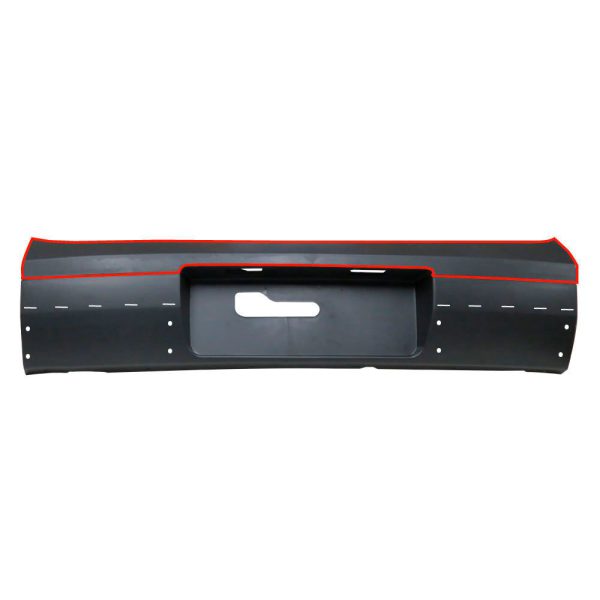 Para-choque Traseiro Central Preto para Saveiro Cross G5 e G6 DTS-6367