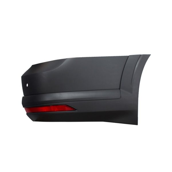 Para-Choque Traseiro Esquerdo para Saveiro Cross G7 2016 a 2022 com Refletor e Suporte DTS-6658