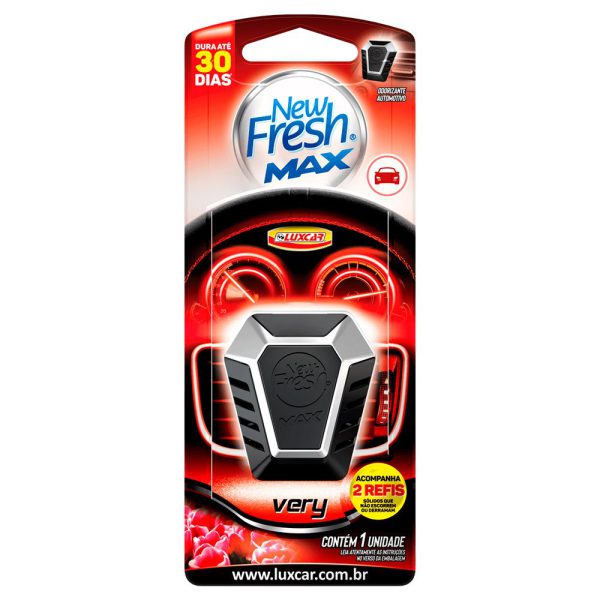 2 Refis Sólidos Odorizantes New Fresh Max Very LUXCAR-5042
