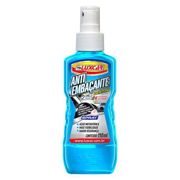 Anti Embaçante Spray Azul para Vidros 110ml LUXCAR-2567