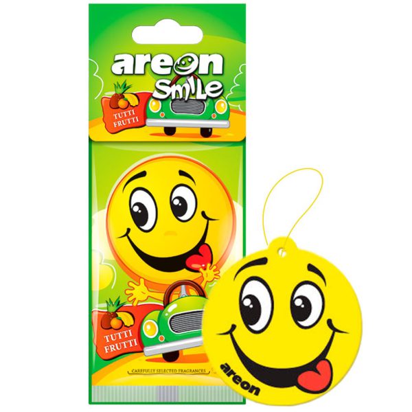 Aromatizante para Carros Smile Seco Tutti Frutti AREON-962612