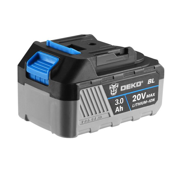 Bateria de Lítio Íon 3Ah 20V Intercambiável DEKO-BT20XL02-1030