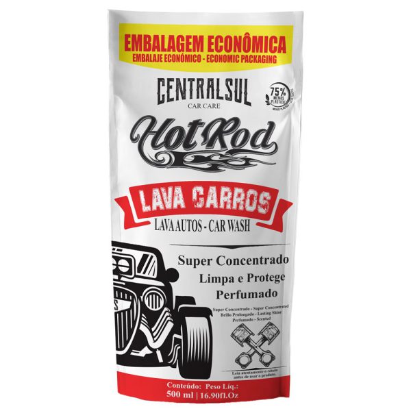 Lava Carros Hot Rod Sachê com 500Ml CENTRALSUL-17253-7