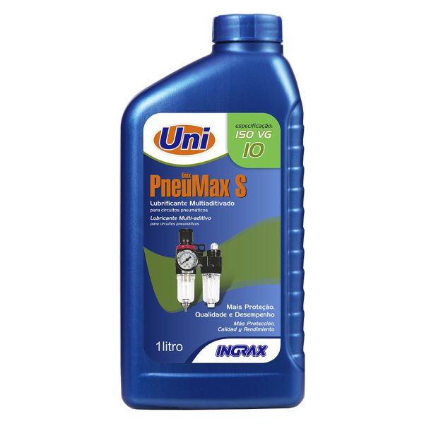 Lubrificante Multi Aditivado x Pneumax S Iso VG 10 1L para Circuito Pneumático UNI-13915