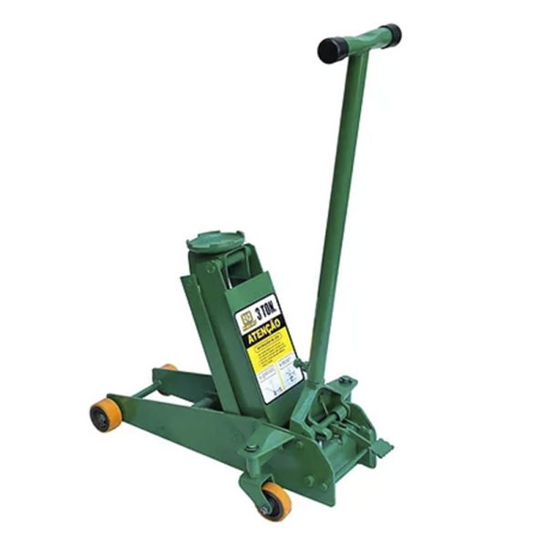 Macaco Jacaré 3 Toneladas Compacto com Roda de Poliuretano RIBEIRO-RM0030