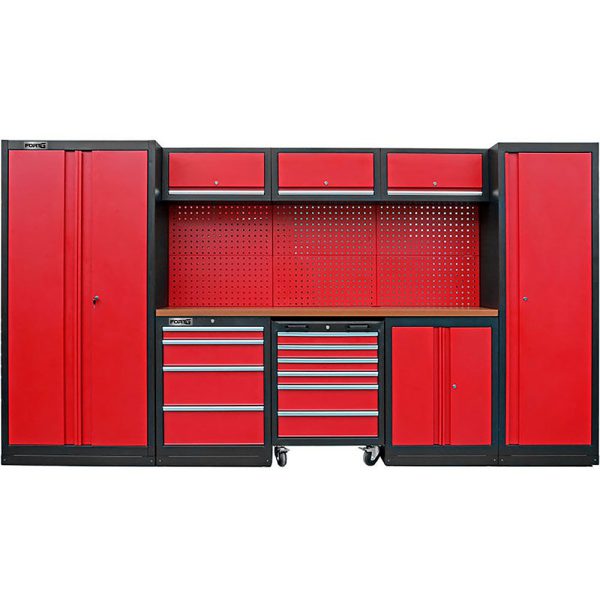 Armário Modulado para Oficina de Parede Completo e com Acessórios FORTGPRO-FG8965