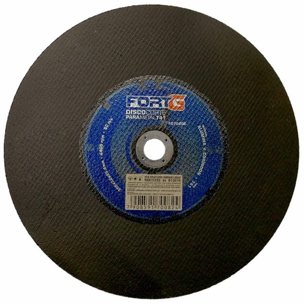 Disco de Corte para Metal T41 em Alumina e Corídon 14' 355x3,2x25,4mm FORTGPRO-FG7040C