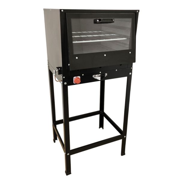 Forno Industrial Grande Alta Pressão FRG-18 a Gás GLP 80L Tampa de Vidro com Cavalete CEFAZ-FRG-18