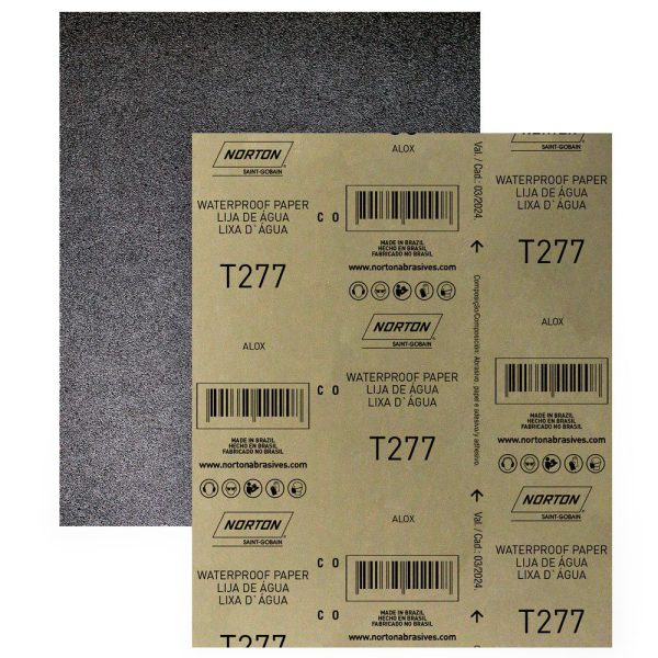Folha de Lixa D Água T277 230x280mm Grão 600 NORTON-5539541833