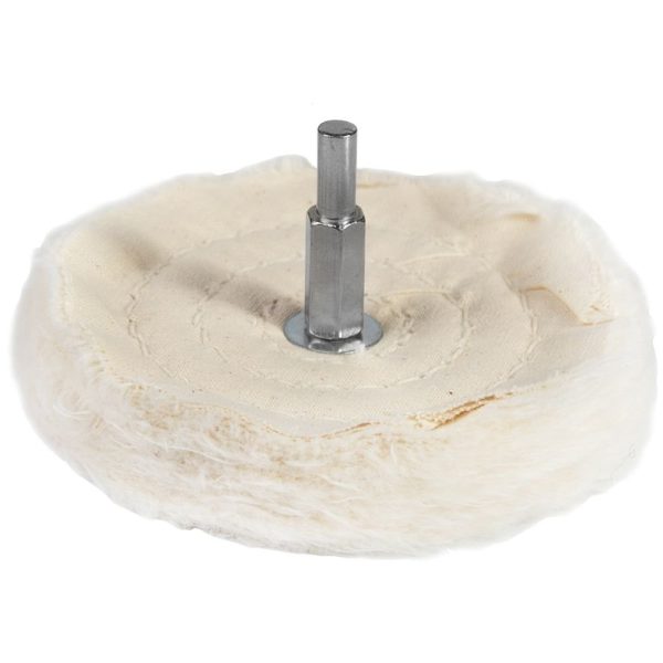 Roda de Pano para Polimento com Haste 4 Pol. FORTGPRO-FG7006C