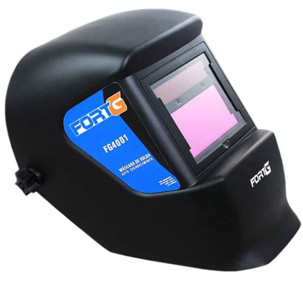 Máscara de Solda Auto Escurecimento Variável Tonalidade 9 a 13 Automática 220V FORTGPRO-FG4001