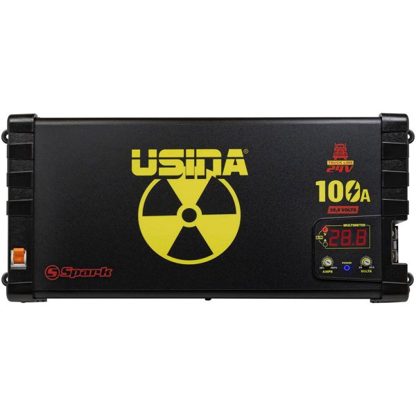 Fonte e Carregador Automotivo Truck Line 100A 28,8V Bivolt Automático 110/220V USINA-31250548