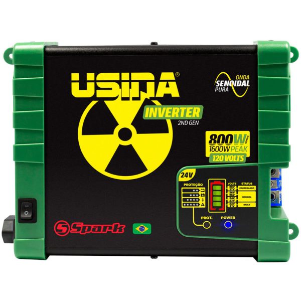 Inversor de Tensão Senoidal Pura 800W 120V USINA-3134011