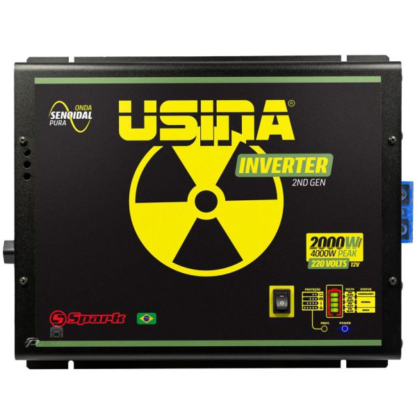 Inversor de Tensão Senoidal Pura 2000W 220 V 2ª Geração USINA-31340486