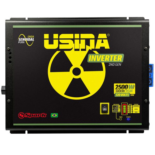 Inversor de Tensão 2500W Onda Senoidal Pura 24V/120V USINA-31340487