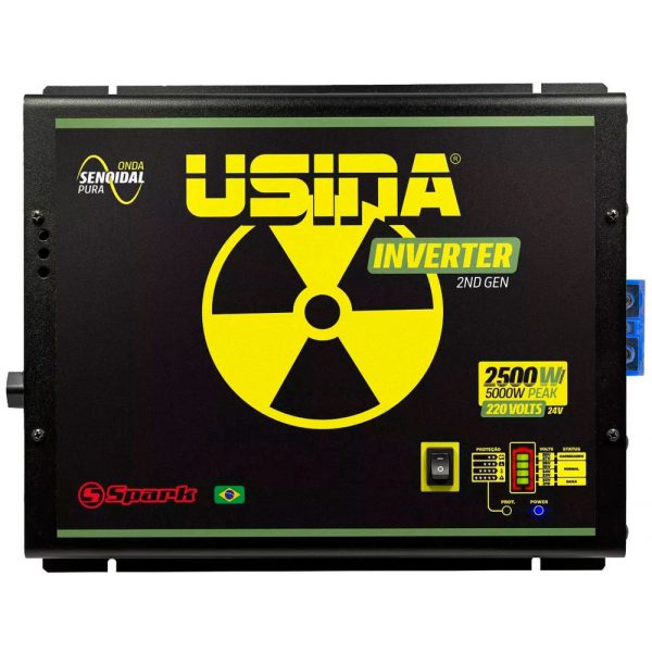 Inversor de Tensão Senoidal Pura 2500W 24V 220V USINA-31340488
