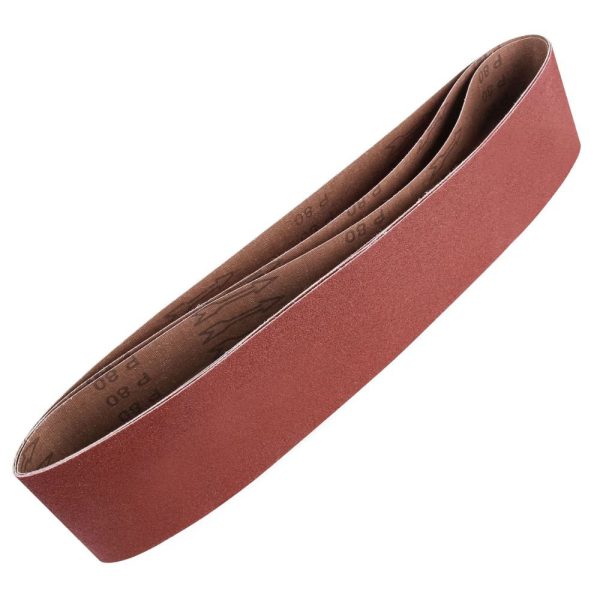 Lixa de Cinta em Óxido de Alumínio 100x915mm Grão 80 com 3 peças FORTGPRO-FG7079C