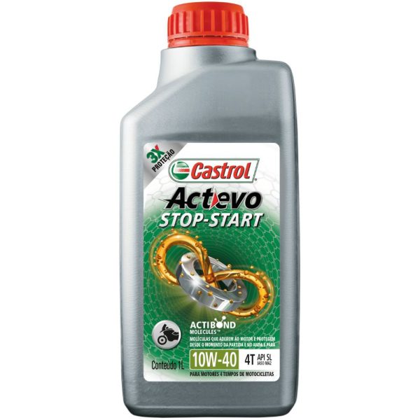 Lubrificante Actevo Stop-Start 4T 10W-40 1L CASTROL-3430825