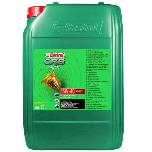 Lubrificante CRB Multi 15W-40 CH-4 20L CASTROL-3427868