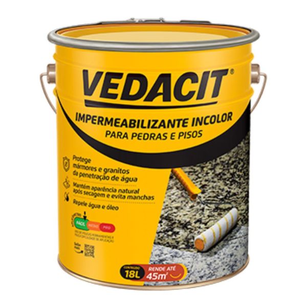 Impermeabilizante de Água Acquella Stone 18 Litros VEDACIT-112034