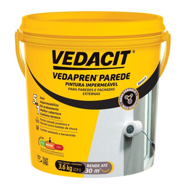 Impermeabilizante Vedapren Parede 3,6kg VEDACIT-121774