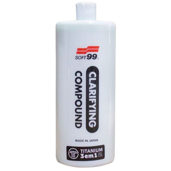 Composto para Polimento Clarifying Titanium 3 em 1 SOFT99-10326