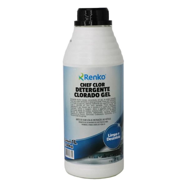 Chef Clor Detergente Desinfetante Clorado 1L RENKO-CHCL6L