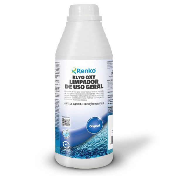 Klyo Oxy Limpador a Base de Peroxido de Hidrogênio 1 Litro RENKO-KPER6L