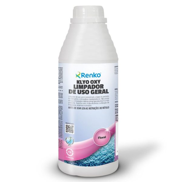 Klyo Oxy Limpador Floral a Base de Peroxido de Hidrogênio 1 Litro RENKO-KPEF6L