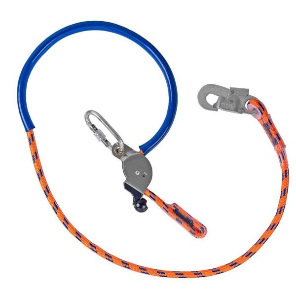 Talabarte para Posicionamento em Corda Trançada Regulador Inox TOP CINTOS-TOP6000