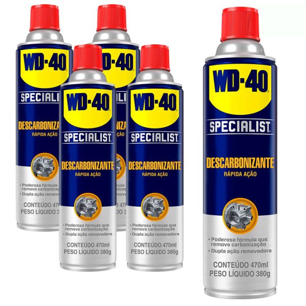 5 WD-40 Specialist Descarbonizante 470ml - Aerossol WD40-K6751