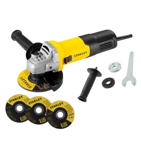 Esmerilhadeira Angular 4-1/2Pol. 900W 220V com 3 Discos de Corte STANLEY-STGS9115D