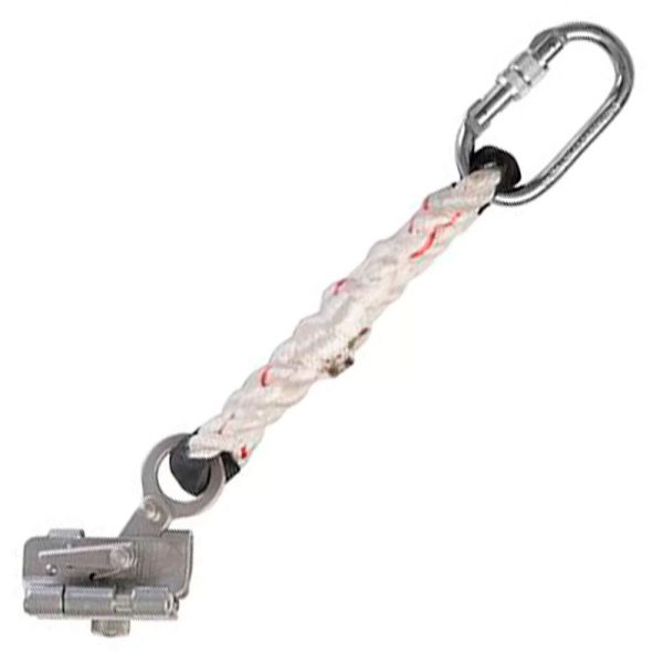 Trava-Queda de Aço Inox para Corda de 12mm Extensor e Corda com Mosquetão Oval MG CINTO-MULT3105
