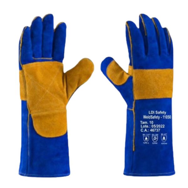 Luva de Segurança WeldSafety para Soldador Tamanho 10 LDI SAFETY-11050