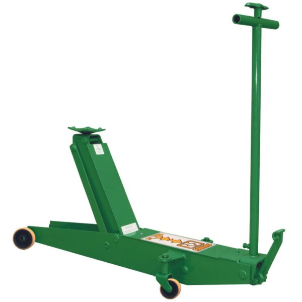 Macaco Jacaré Hidráulico 1,5 Toneladas Longo Verde com Roda PU Profissional RIBEIRO-RM0005