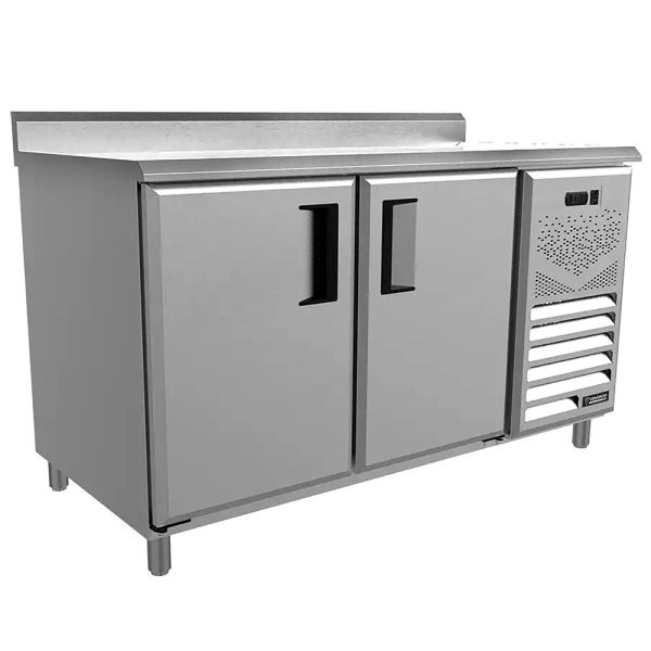 Balcão de Encosto Refrigerado Standard Venâncio Interno Aluz 1,5m 220V com Borda Espelhado VCFRH15 VENANCIO-32905