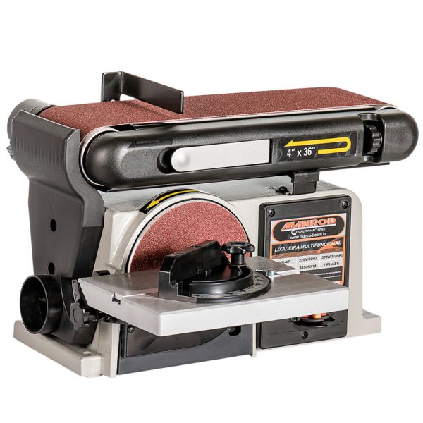 Lixadeira de Cinta MR-47 Multifuncional 370W 220V MANROD-00877010734375