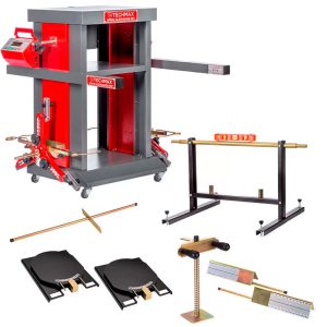 Alinhador Digital 2 Cabeças com Rack Vermelho ALD2 TECHMAX-1134324