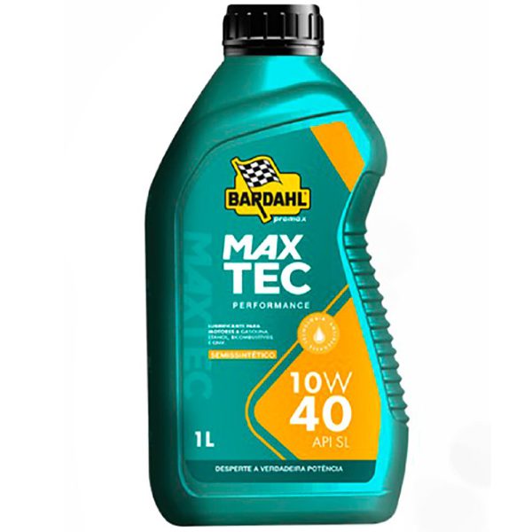 Óleo Lubrificante Maxtec Performance SAE 10W40 API SL Semissintético 1L BARDAHL-459783