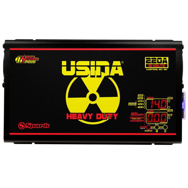 Fonte e Carregador Automotivo Heavy Duty 220A 12V Bivolt Automático 110/220V USINA-3125020