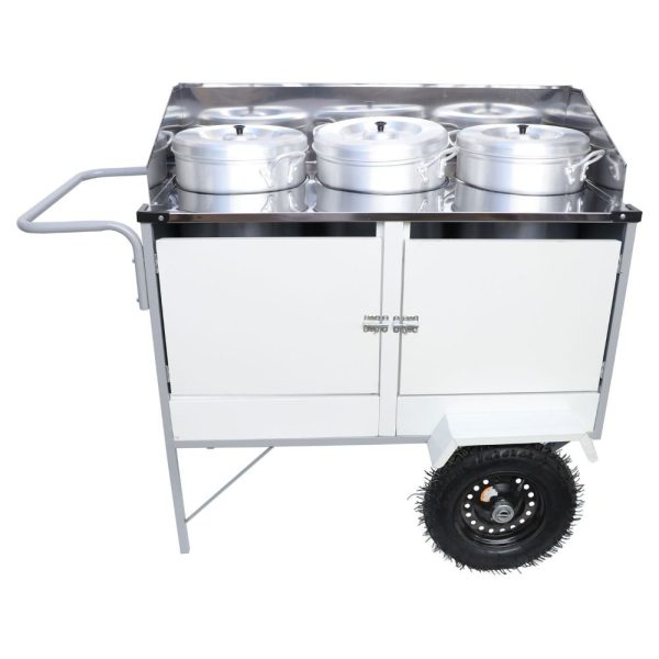 Carrinho de Caldo e Sopas BL35P-GS com Rodas e Guarda Sol CEFAZ-BL35P/GS