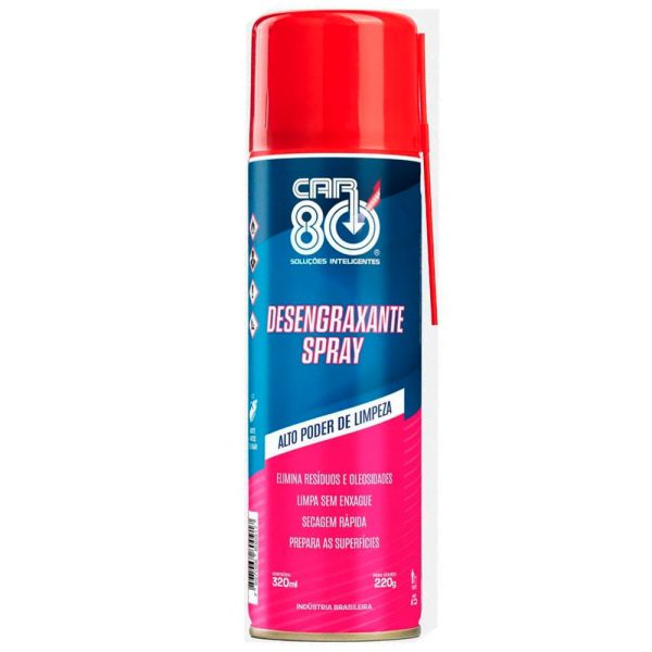 Desengraxante Spray 320ml CAR80-CAR80DESENGRA