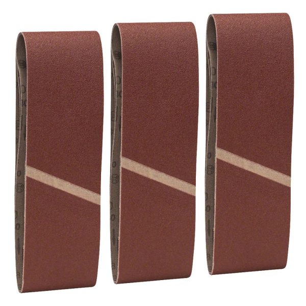Cinta de Lixa 75 x 533 mm Grão 100 com 3 Peças BOSCH-2608606072