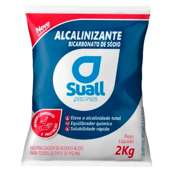Alcalinizante Granulado 2Kg para Piscinas SUALL PISCINAS-CBISOF20
