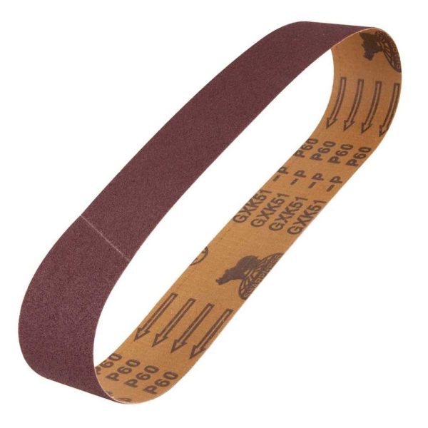 Jogo com 5 Cintas de Lixa 50mm x 686mm G60 Óxido de Alumínio VONDER-1237370060