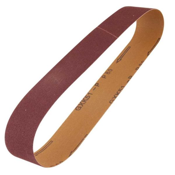 Cinta de Lixa 50mm x 686mm G80 Óxido de Alumínio com 5 Peças VONDER-1237370080