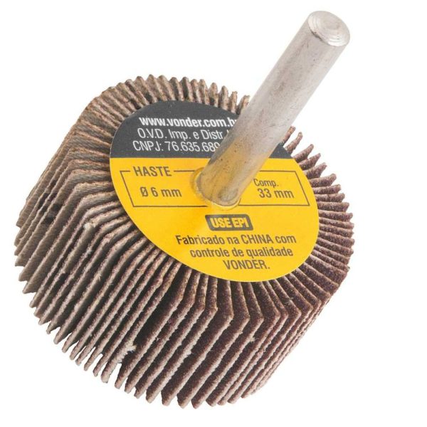 Roda de Lixa com Haste Grão 220 40mm x 20mm VONDER-1271402220