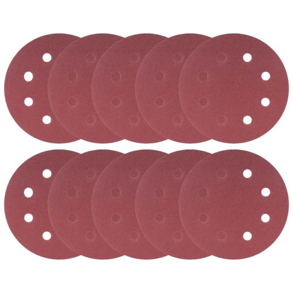 Disco de Lixa com 180mm Grão 180 com 10 Unidades VONDER-1258180180