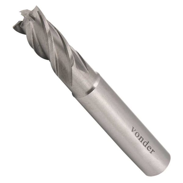 Fresa de topo em aço rápido com 4 cortes DIN 844A 10mm VONDER-5315100000