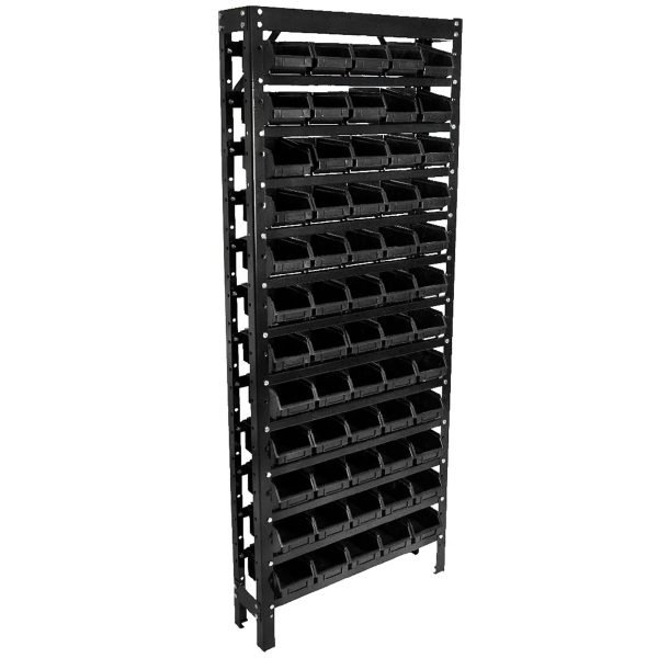 Estante Gaveteiros Black com 60 Caixas Preta N° 03 EP60/3 SONELMA-EST-60/3-PR